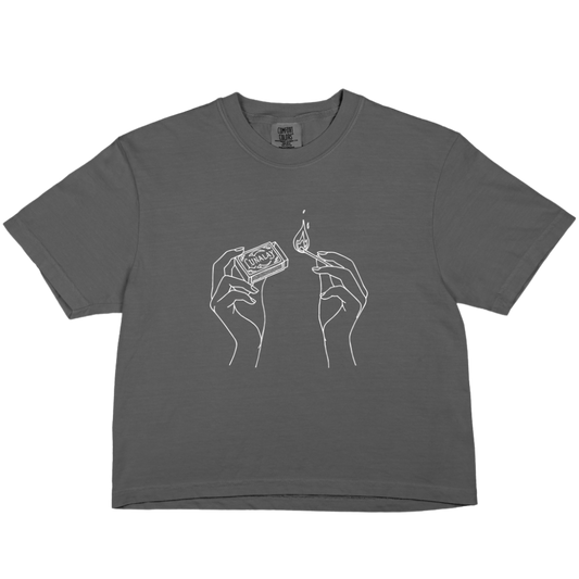 Lunalay Matchbox Cropped Shirt